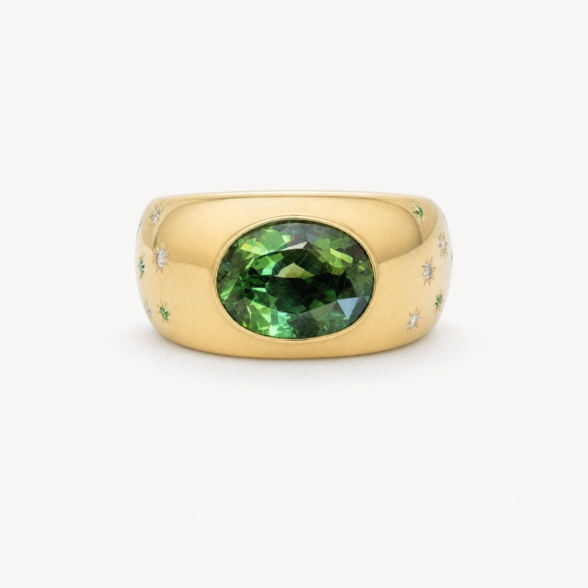 Chrome Constellation Ring, front