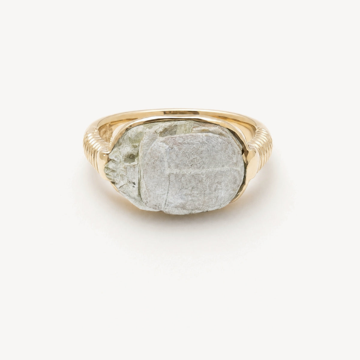 Egyptian Scarab Ring, front
