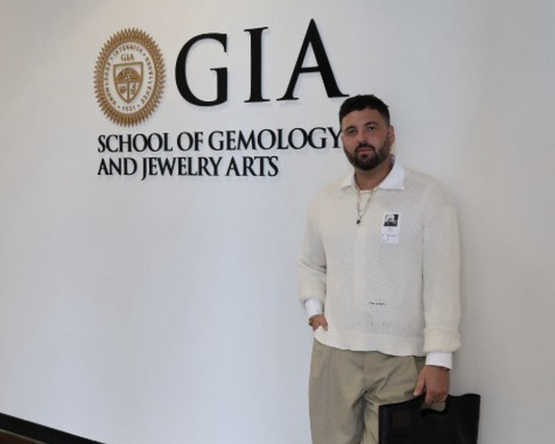 Ryan Rehbock at the GIA School of Gemology and Jewelry Arts in Carlsbad
